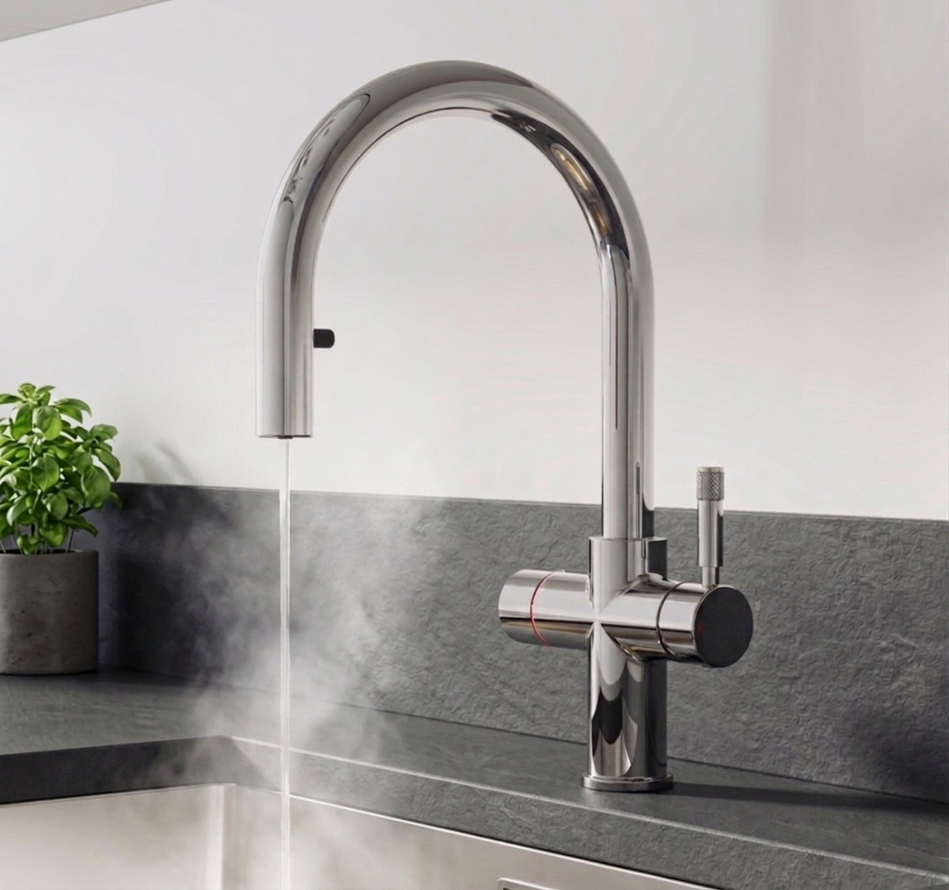 Cevita 4-in-1 tap – Polished chrome